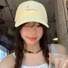 Gorra de Béisbol Dulce Floral Coreana Nueva 2026 para Mujer, Sombrero de Ala Ancha para Primavera y Verano Que Hace que la Cara Parezca Más Pequeña, Gorra de Pico de Pato para Sombrilla al Aire Libre