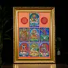 Buda Yuan Hui Xizang Thangka Pintor de Pendurar com Porta-Retrato Pintura de Pendurar de Buda Murais Decorativos de Buda Modernos Várias Especificações