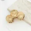 Pinza para el pelo exagerada de aleación con forma de concha europea y americana, Pinza para el pelo de estrella de mar de moda, Pinza de tiburón, Pinza para el pelo de tamaño mediano de temperamento simple para media coleta