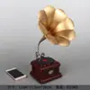 Modelo de Fonógrafo Vintage no Atacado, Arte em Ferro Retrô Adereços de Decoração para Janela de Sala de Estar em Casa, Estilo Vintage