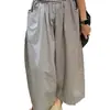 Pantalones de Pierna Ancha de Secado Rápido Hombre de Papel Gris Verano 2026 Ligeros Cómodos Estilo Japonés Sueltos Casuales