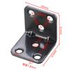 Ángulo de hierro en L de ángulo grande de color engrosado código 90 grados conector fijo de armario de gabinete de ángulo recto refuerzo de muebles ángulo de hierro
