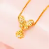 Lujoso Colgante Imitación Oro 18K Pan&Jia con Forma de Corazón Full Diamante Accesorios para Pulsera DIY para Mujeres, Accesorios de Oro Arena de Venta Caliente Transfronteriza