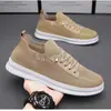 Tênis Slip-On Masculino Moderno e Versátil Respirável e Resistente ao Desgaste Novo Estilo 2025 Sapatos Meia Fly-Knit
