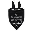 Listo para usar del fabricante Exclusivo transfronterizo para la popular bufanda triangular para mascotas de boda de Amazon Bufanda para mascotas Bufanda triangular para perro