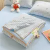 Colcha de Verano de Algodón Lavado Hilo Arrugado Clase a, Colcha de Verano Refrigerante de Algodón Seda Pluma, Colcha de Aire Acondicionado, Colcha Delgada Lavable a Máquina, Envío Transfronterizo