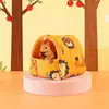 Ninho de Hamster Transfronteiriço Urso Dourado Pet Papagaio Esquilo Pet Ninho de Algodão Ninho de Pássaro Veludo Plus Espessado Suprimentos para Animais de Estimação Atacado
