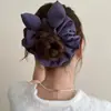 Elástico de Cabelo com Laço Estilo Coreano para Mulheres, Faixa de Cabeça Doce de Alta Qualidade, Acessórios de Cabelo Versáteis para Outono e Inverno 2025