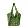 Bolsa Tote de Ombro Único, Bolsa de Palha para Férias, Estilo Preguiçoso Feminino, Para Praia e Trajeto, Moda Primavera 2026, Bolsa de Ombro de Grande Capacidade