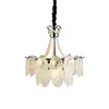 Lámpara de araña vintage de alta gama estilo francés para sala de estar, Lámparas de cristal retro estilo campo americano para dormitorio y comedor
