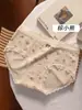 [Jardín Monet] Ropa Interior de Algodón Puro Clase A para Mujer, Suave y Fresca, Estampado Floral, Calzones con Refuerzo de Algodón Antibacteriano 10A