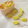 Cuentas acrílicas simuladas en forma de manzana, cuentas de frutas, pulsera, cuentas para ensartar DIY, cadena para teléfono, charm para bolso y accesorio
