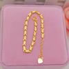 Pulsera de cabeza de conejo chapada en oro de latón al por mayor joyería de imitación de oro electrochapada entidad comercio electrónico suministro pulsera fina para damas