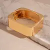Pulsera Abierta Redonda Geométrica Estilo Metalero Transfronterizo Europeo y Americano Pulsera Personalizada Joyería de Moda de Lujo Ligero Venta al por Mayor