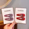 Nuevo Clip para el Cabello Ovalado Versátil Moda Niña Gota de Agua Clip para el Cabello Infantil Clip Lateral BB Brillo para el Flequillo de Niña Venta al por Mayor