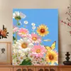Pintura al Óleo Digital DIY Paisaje de Mariposas Pintura al Óleo Hecha a Mano Alivio del Estrés Sanación Pintura Decorativa de Alto Valor Venta al por Mayor