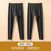 Calzoncillos térmicos talla grande para hombre pantalones cálidos talla extra más terciopelo cintura alta pantalones de lana invierno forro polar pantalones interiores