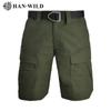 Hanye Shorts Deportivos Casuales para Exteriores Holgados con Múltiples Bolsillos Ropa de Trabajo Shorts de Fitness para Hombre Camuflaje Táctico de Verano