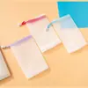Bolsa para jabón con malla gruesa de doble capa para crear espuma, adecuada para limpiadores espumosos hechos a mano, limpiadores faciales y geles de ducha; una bolsa de malla para guardar y organizar jabón