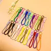 Tiras de celular trançadas com nó de diamante coloridas feitas à mão, acessórios versáteis e simples para DIY, materiais para enfiamento de contas, atacado