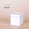Contenedor de té sellado cuadrado mini portátil para viaje, caja de lata, caja de embalaje universal, contenedor vacío metálico personalizado