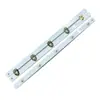 En Stock Chapado en Oro Claro 5 Ganchos 27cm Acero Inoxidable Broches de Presión para Ropa Moldeadora, Broches de Presión de Acero Metálico con Pintura en Spray Blanca