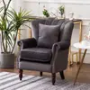 Sofá individual de dormitorio estilo americano, sala de estar sencilla, pequeño apartamento moderno de tigre, sofá de tela para balcón nórdico