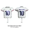 Novos Balões da Copa do Mundo 2026 Decorações em Formato de Bola de Futebol Balões de Camisa Suprimentos para Festa da Eurocopa