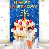 Tela de fondo para pastel de cumpleaños al óleo estilo Ins, tela colgante para decoración de fondo y arreglo de escena de fiesta de cumpleaños para niños y niñas