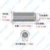 Acero inoxidable 304 americano Plástico POM Tope de émbolo Apriete Faucet de nylon Máquina Cabezal de goma Tornillo amortiguador de arroz