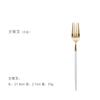 Trendy Seeker Platinum Round Handle Design Português 304 Aço Inoxidável Western Tableware Steak Faca e Garfo Colher Colher de Cabo Longo Chopsticks