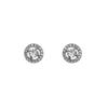 Brincos de Aço Titânio Camada Dupla Zircônia Estilo Ins Europeu e Americano Brincos Quadrados de Aço Inoxidável Joias da Moda Brincos de Diamante Atacado