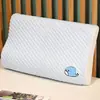 Almohada de Espuma Viscoelástica Protección del Cuello Dormitorio de Estudiantes Persona Sola Núcleo de Almohada de Rebote Lento con Funda Cómoda para Uso en el Hogar