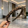 Diadema de Lentejuelas con Estampado de Leopardo para Mujer, Diadema de Tela Esponjosa Retro, Te Hace Ver Más Alta, Versátil para el Uso Diario, Accesorios para el Cabello