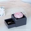 Collar de Flor Eterna de Flor Real Transfronterizo Caja de Joyería Caja de Flor de Rosa Acrílica Día de San Valentín Flores Secas