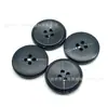 Botones de Resina de Alta Gama con Patrón, Botones de Cuatro Agujeros, Botones Cóncavos Texturizados, Botones para Abrigos, Botones para Trajes, Cortavientos, Camisas Polo