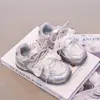 Zapatillas de Encaje con Estrellas para Niños 2026 Estilo Nuevo de Primavera Zapatillas de Moda para Niñas con Moño Estilo Ballet Forrest Gump