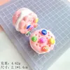 Sanduíche Hambúrguer Chocolate Bean Resina Acessórios Creme Gel Criativo DIY Acessórios para o Cabelo Headline Phone Case Pingente Sapato Fivela