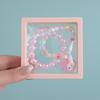 Pulsera de Cristal con Cuentas para Niños Pulsera Exquisita de Primera Joyería para Mujer Pulsera para Niña Pulsera con Colgante de Dibujos Animados para Niña