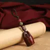 Llavero Colgante para Coche Sandalo Un Cubo de Oro para Hombres y Mujeres Cadena Creativa para Teléfono Móvil Colgante para Llavero