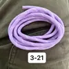 Serie Miu Cuerda Trenzada DIY de 5 mm Cuerda Redonda de Punto de Salto Colorida Cuerda para Bolso Intercolorido Ropa Cinturón Cuerda Sudadera Cordón para Zapatos