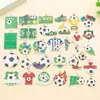 30 Estilos Mixtos de Trofeo de Fútbol de la Copa del Mundo con Goteo de Aceite, Estadio, Camiseta, Colgantes de Aleación, Pendientes DIY, Pulsera, Accesorios de Joyería