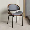 Silla de Comedor Estilo Italiano Vintage para Uso en Casa, Silla Eames de Lujo Ligero con Respaldo, Madera Maciza, Adecuada para el Hogar o la Oficina, Retro, No Requiere Ensamblaje