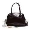 Bolsa de boliche portátil de alta qualidade feminina, nova moda 2025, bolsa de ombro moderna, bolsa transversal simples