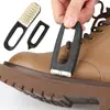 Cepillo de Gamuza 2 en 1 para Tenis, Descontaminación y Limpieza, Cepillo de Goma para Zapatos, Artículos de Cuero para Espacios de Pared, Zapatos de Cuero, Cepillo para Cuidado de Zapatos de Gamuza