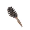 Cepillo para el cabello con cerdas de jabalí en forma de piña para masaje del cuero cabelludo, antiestático, alisante y para peinar; adecuado para cabello rizado; cepillo de aire para peluquería; venta al por mayor para uso doméstico