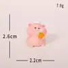 Miniaturas de Porquinhos de Desenho Animado Enfeites de Mesa da Moda Acessórios de Decoração de Resina para DIY Caixa Surpresa Criativa