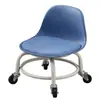 Taburete Giratorio con Respaldo para Uso Doméstico, Adecuado para Apartamentos Pequeños, Silla Móvil para Sala de Estar, Silla Amigable para Niños para Aprender a Caminar, Silla Giratoria