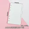 Páginas Divisorias Desmontables A5A6A7 para Cuadernos de Hojas Sueltas, Páginas de Índice Transparentes, Páginas de Recarga para Álbumes, Bolsas de Almacenamiento de PP de Seis Agujeros