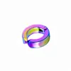 Clips para Orejas Redondos de Acero Inoxidable Estilo Coreano Transfronterizos No Perforados Clips para Hélice de Oreja Personalizados para Hombres y Mujeres Hebillas para Oreja de Acero de Titanio Aretes Joyería Estilo